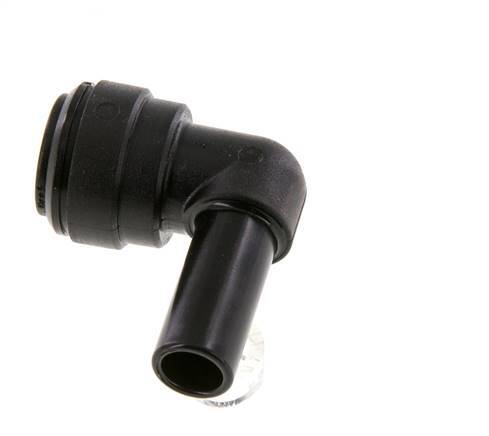 10mm x 10mm 90deg Elbow Push-in Fitting with Plug-in POM NBR [2 Pieces]