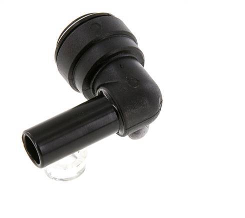 10mm x 10mm 90deg Elbow Push-in Fitting with Plug-in POM NBR [2 Pieces]