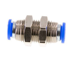 5/16'' Push-in Fitting Brass/PBT NBR Bulkhead [2 Pieces]