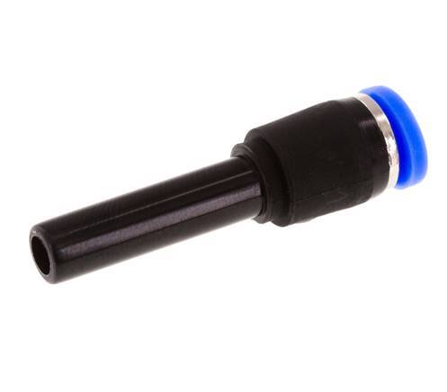 5/32'' x 1/4'' Push-in Fitting with Plug-in PBT NBR [2 Pieces]