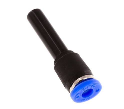 5/32'' x 1/4'' Push-in Fitting with Plug-in PBT NBR [2 Pieces]