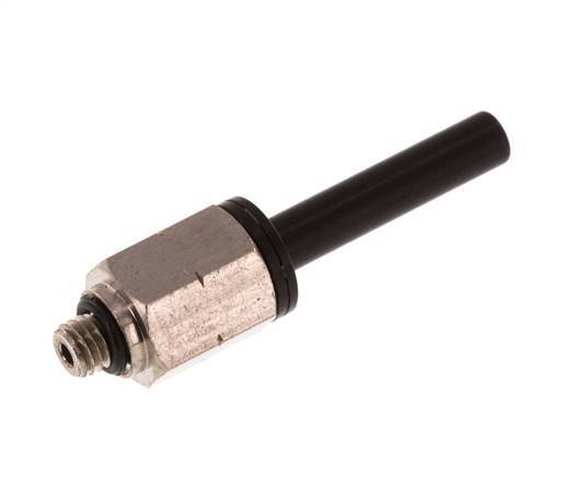 3/16'' x UNF 10-32 Plug-in Fitting Brass/PBT NBR [2 Pieces]
