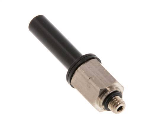 1/4'' x UNF 10-32 Plug-in Fitting Brass/PBT NBR [2 Pieces]