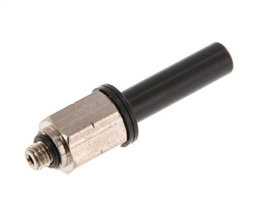 1/4'' x UNF 10-32 Plug-in Fitting Brass/PBT NBR [2 Pieces]