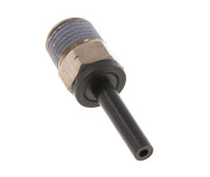 5/32'' x 1/8'' NPT Plug-in Fitting with Male Threads Brass/PBT NBR [2 Pieces]