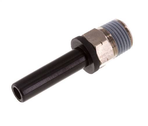1/4'' x 1/8'' NPT Plug-in Fitting with Male Threads Brass/PBT NBR [2 Pieces]