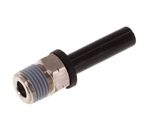 1/4'' x 1/8'' NPT Plug-in Fitting with Male Threads Brass/PBT NBR [2 Pieces]