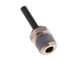 3/16'' x 1/4'' NPT Plug-in Fitting with Male Threads Brass/PBT NBR [2 Pieces]