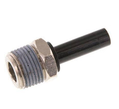 5/16'' x 3/8'' NPT Plug-in Fitting with Male Threads Brass/PBT NBR [2 Pieces]