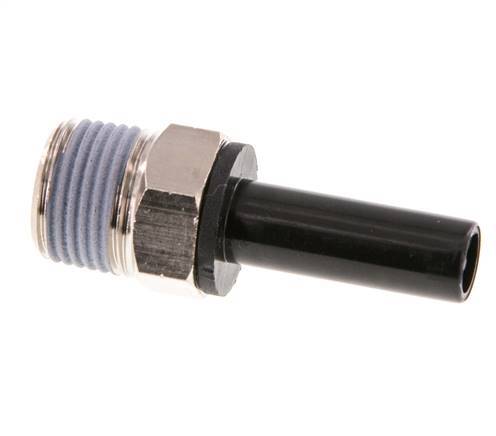 3/8'' x 3/8'' NPT Plug-in Fitting with Male Threads Brass/PBT NBR [2 Pieces]