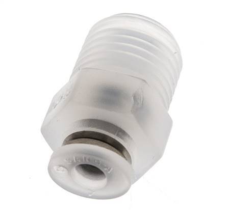 4mm x R1/4'' Push-in Fitting with Male Threads PA EPDM/PTFE
