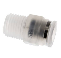 8mm x R1/4'' Push-in Fitting with Male Threads PA EPDM/PTFE