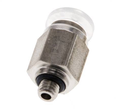 6mm x M 5 Push-in Fitting with Male Threads PA/Stainless Steel EPDM
