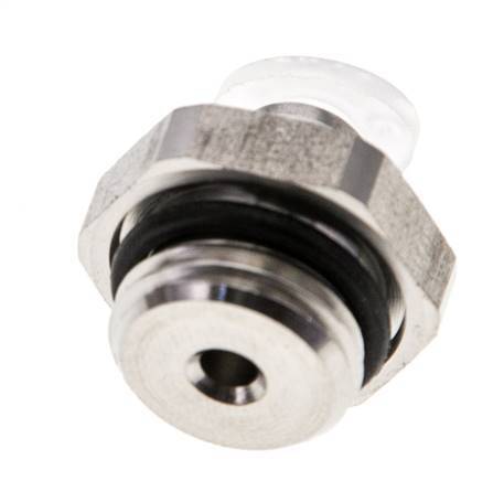 4mm x G1/4'' Push-in Fitting with Male Threads PA/Stainless Steel EPDM
