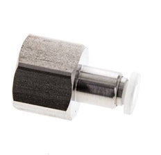 4mm x G1/4'' Push-in Fitting with Female Threads Stainless Steel/PA EPDM/PTFE