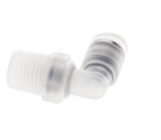 6mm x R1/4'' 90deg Elbow Push-in Fitting with Male Threads PA EPDM/PTFE Rotatable
