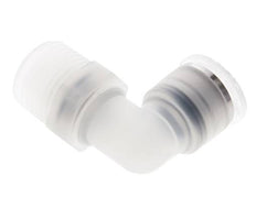12mm x R1/2'' 90deg Elbow Push-in Fitting with Male Threads PA EPDM/PTFE Rotatable
