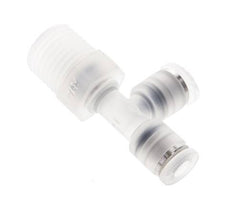 4mm x R1/4'' Right Angle Tee Push-in Fitting with Male Threads PA EPDM FDA Rotatable