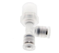 4mm x R1/4'' Right Angle Tee Push-in Fitting with Male Threads PA EPDM FDA Rotatable