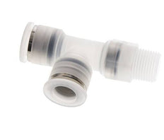12mm x R3/8'' Right Angle Tee Push-in Fitting with Male Threads PA EPDM FDA Rotatable