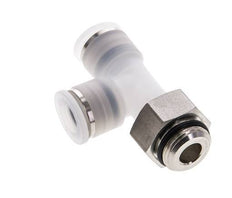 10mm x G3/8'' Right Angle Tee Push-in Fitting with Male Threads PA/Stainless Steel EPDM FDA Rotatable