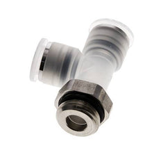 12mm x G1/2'' Right Angle Tee Push-in Fitting with Male Threads PA/Stainless Steel EPDM FDA Rotatable