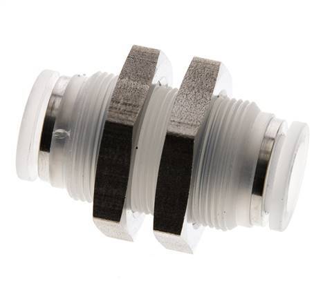 10mm Push-in Fitting PA EPDM/PTFE Bulkhead