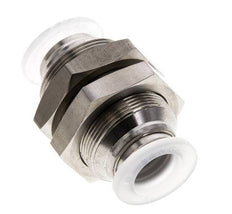 12mm Push-in Fitting Stainless Steel/PA EPDM/PTFE Bulkhead