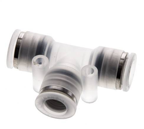8mm Tee Push-in Fitting PA EPDM FDA