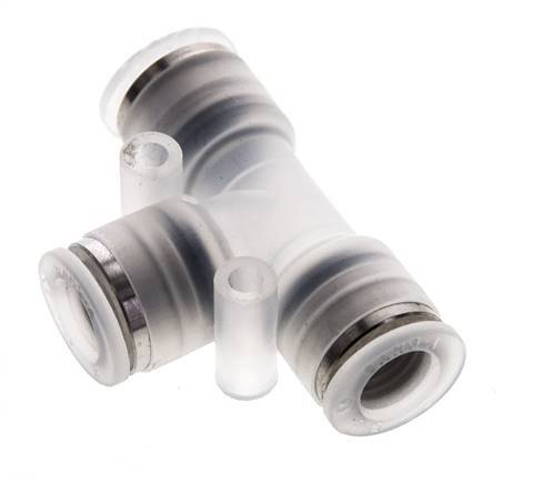 8mm Tee Push-in Fitting PA EPDM FDA