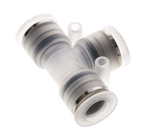 12mm Tee Push-in Fitting PA EPDM FDA