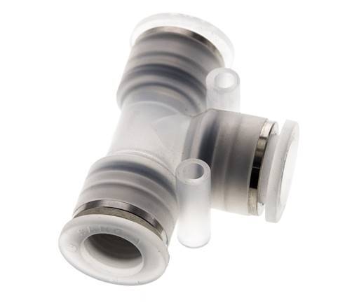 12mm Tee Push-in Fitting PA EPDM FDA