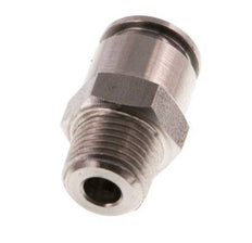 6mm x R1/8'' Push-in Fitting with Male Threads Stainless Steel FKM