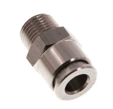 6mm x R1/8'' Push-in Fitting with Male Threads Stainless Steel FKM