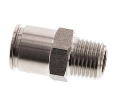 10mm x R1/4'' Push-in Fitting with Male Threads Stainless Steel FKM