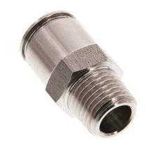 10mm x R1/4'' Push-in Fitting with Male Threads Stainless Steel FKM