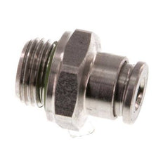 4mm x G1/8'' Push-in Fitting with Male Threads Stainless Steel FKM