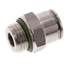 8mm x G1/4'' Push-in Fitting with Male Threads Stainless Steel FKM
