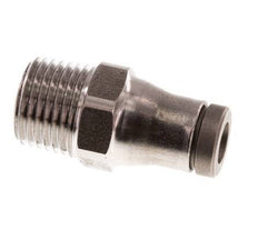 4mm x 1/8'' NPT Push-in Fitting with Male Threads Stainless Steel FKM
