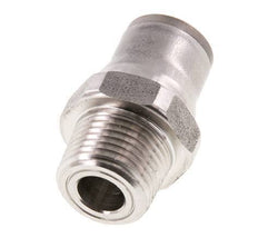 12mm x 3/8'' NPT Push-in Fitting with Male Threads Stainless Steel FKM