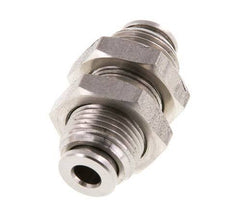 4mm Push-in Fitting Stainless Steel FKM Bulkhead