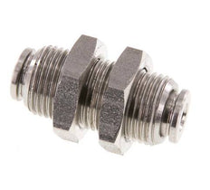 4mm Push-in Fitting Stainless Steel FKM Bulkhead