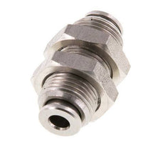 4mm Push-in Fitting Stainless Steel FKM Bulkhead
