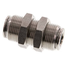 8mm Push-in Fitting Stainless Steel FKM Bulkhead
