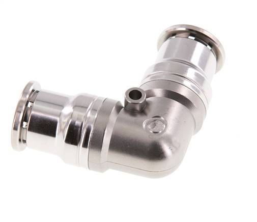 16mm 90deg Elbow Push-in Fitting Stainless Steel FKM