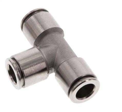 8mm Tee Push-in Fitting Stainless Steel FKM