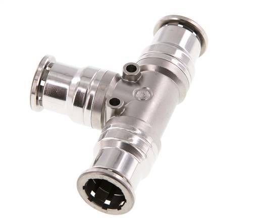 16mm Tee Push-in Fitting Stainless Steel FKM