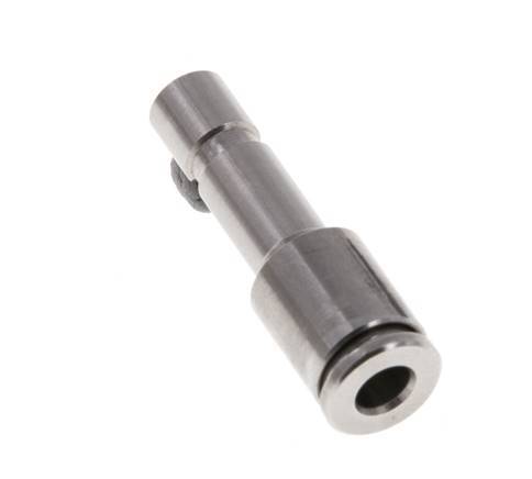 4mm x 6mm Push-in Fitting with Plug-in Stainless Steel FKM