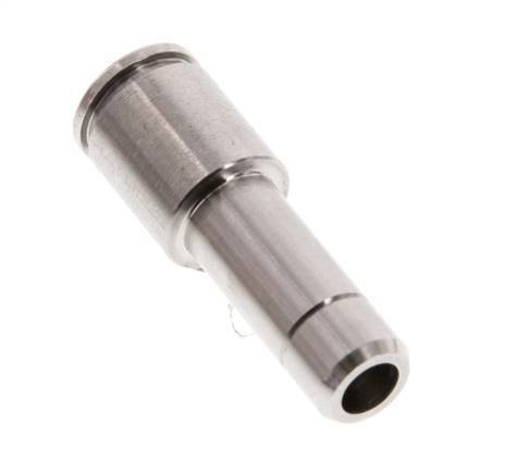 6mm x 8mm Push-in Fitting with Plug-in Stainless Steel FKM