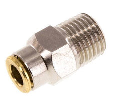 6mm x R1/4'' Push-in Fitting with Male Threads Brass NBRHigh Pressure [2 Pieces]
